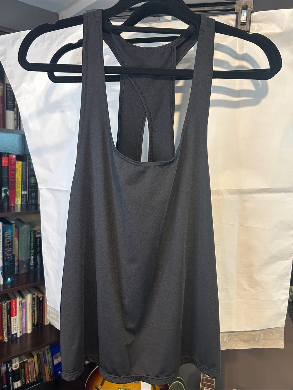 TEMPT ME Black Racerback Athletic Tank Top NWT